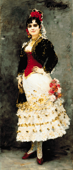Clémetine Galli-Marié en costume de Carmen
