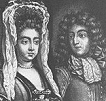 Mary II Stuart au ct de du Roi William III, son poux.