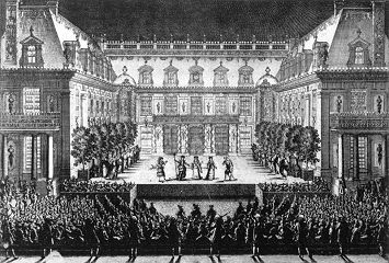 Reprsentation d'Alceste  Versailles en 1674